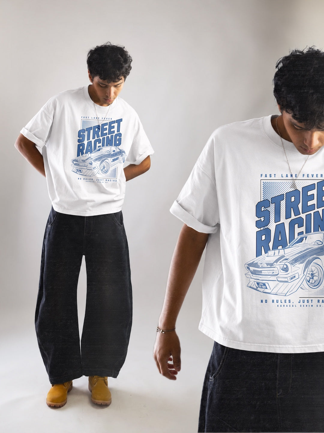 STREET RACING OVERSIZED T-SHIRT