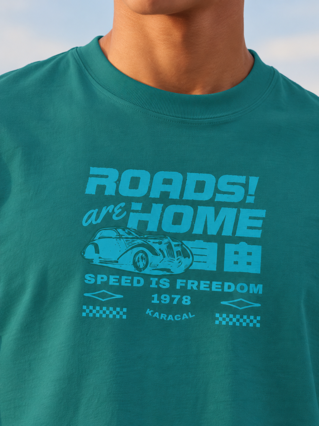 ROADS ARE HOME RELAXED FIT T-SHIRT