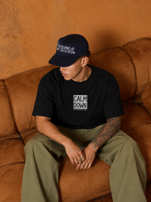 CALM DOWN OVERSIZED T-SHIRT