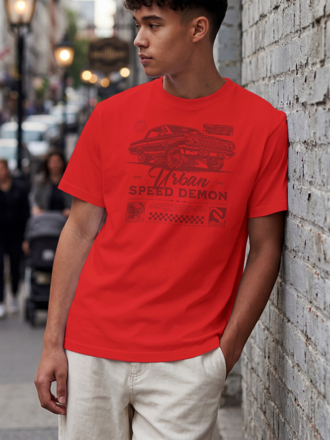 URBAN SPEED DEMON REGULAR FIT T-SHIRT