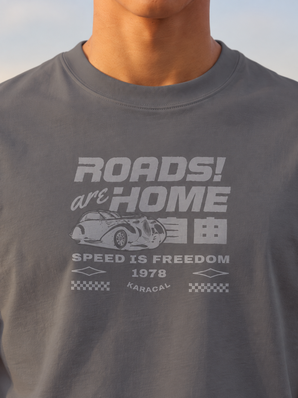 ROADS ARE HOME RELAXED FIT T-SHIRT