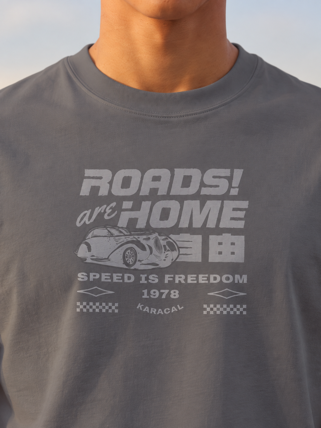 ROADS ARE HOME RELAXED FIT T-SHIRT
