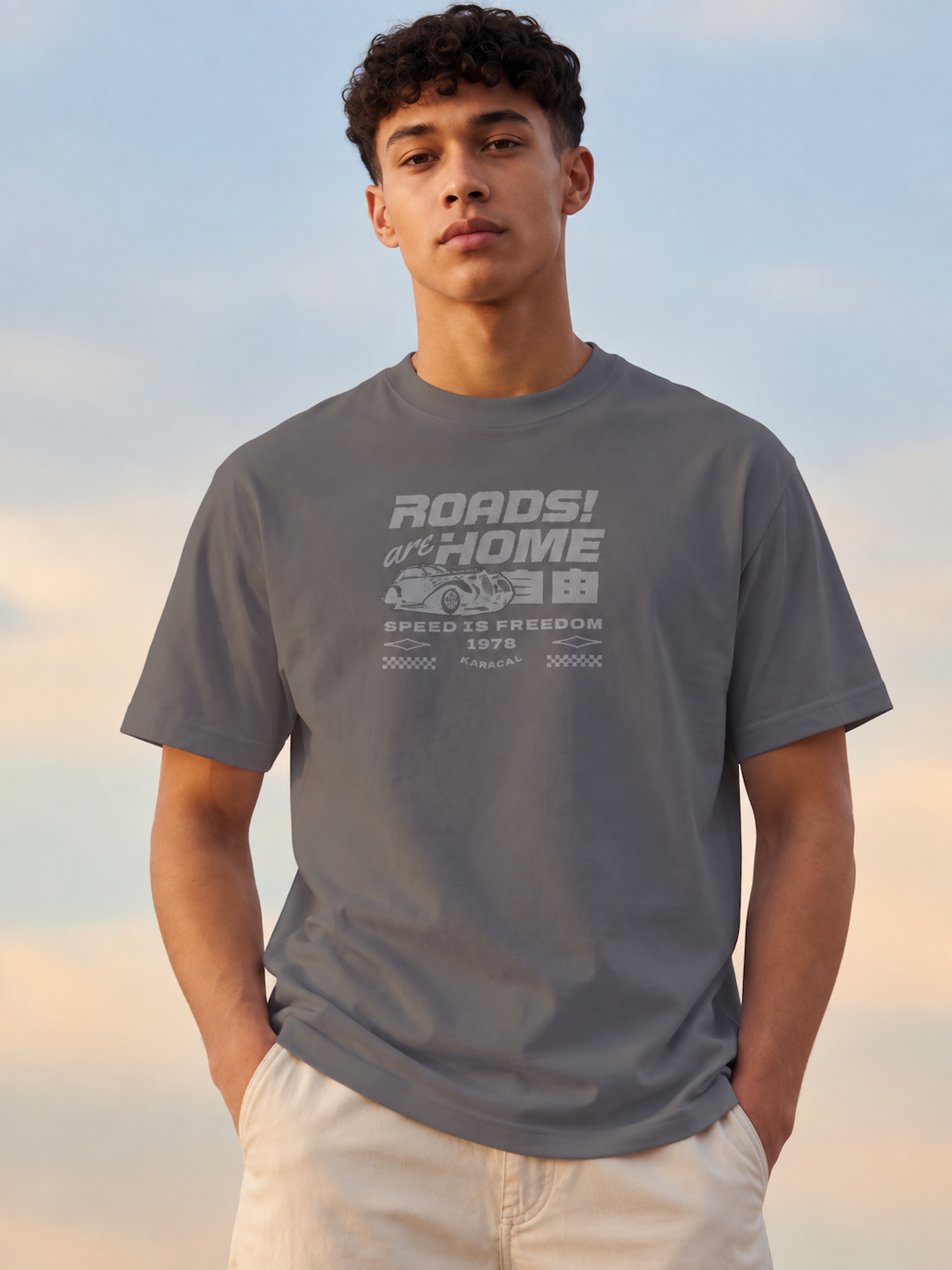 ROADS ARE HOME RELAXED FIT T-SHIRT