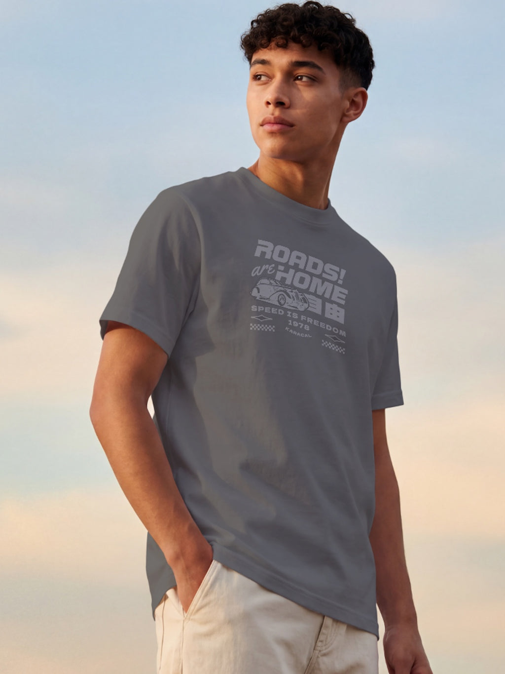 ROADS ARE HOME RELAXED FIT T-SHIRT
