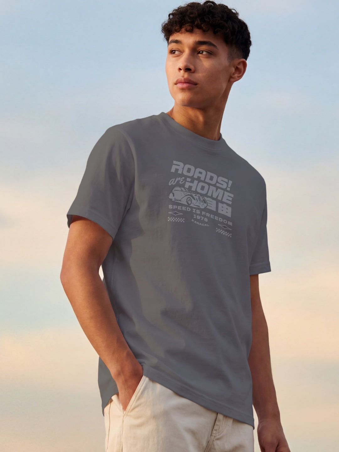 ROADS ARE HOME RELAXED FIT T-SHIRT