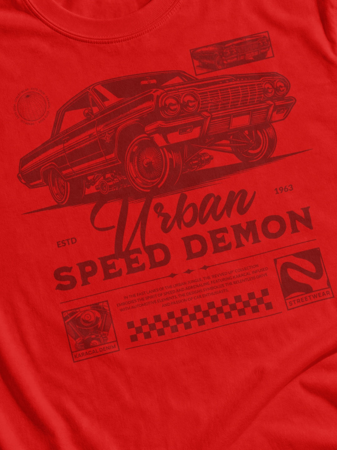 URBAN SPEED DEMON REGULAR FIT T-SHIRT